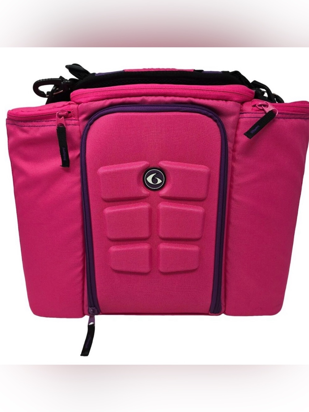 Six Pack Fitness Innovator Insulated Cooler Bag Black Meal Prep Management
